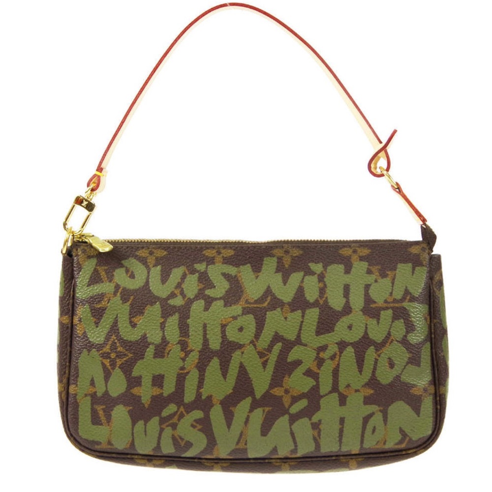 Authentic LOUIS VUITTON Limited Edition Steven Spruce Pouchette